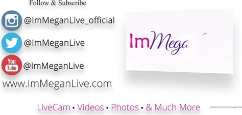 immeganlive|ImMeganLive Porn Creator Videos: Free Amateur Nudes .